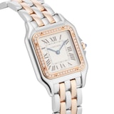 Pre-Owned Cartier Panthere De Medium Model 29mm Stainless Steel and Rose Gold
