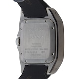 Pre-Owned Cartier Santos 100 33mm Stainless Steel and Rose Gold