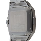 Pre-Owned Cartier Santos De Chronograph 44.9mm Stainless Steel and Yellow Gold