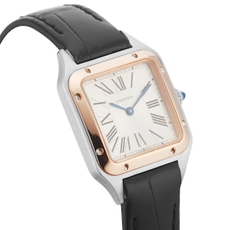 Pre-Owned Cartier Santos-Dumont Small Model 27.5mm Stainless Steel