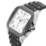 Pre-Owned Cartier Santos De Chronograph 43.3mm Stainless Steel