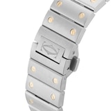 Pre-Owned Cartier Santos De 39.8mm Stainless Steel and Yellow Gold