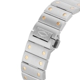 Pre-Owned Cartier Santos De 39.8mm Stainless Steel and Yellow Gold