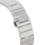 Pre-Owned Cartier Santos De 39.8mm Stainless Steel and Yellow Gold