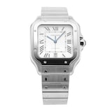 Pre-Owned Cartier Santos De 39.8mm Large Model Stainless Steel