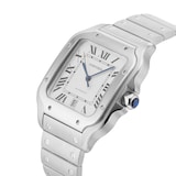 Pre-Owned Cartier Santos De 39.8mm Large Model Stainless Steel