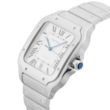 Pre-Owned Cartier Santos De 39.8mm Large Model Stainless Steel