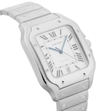 Pre-Owned Cartier Santos De 39.8mm Large Model Stainless Steel