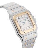 Pre-Owned Cartier Santos Galbee 28mm Stainless Steel and Yellow Gold