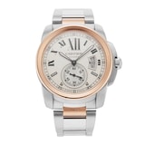 Pre-Owned Cartier Calibre De 42mm Stainless Steel and Rose Gold