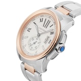 Pre-Owned Cartier Calibre De 42mm Stainless Steel and Rose Gold