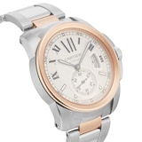 Pre-Owned Cartier Calibre De 42mm Stainless Steel and Rose Gold