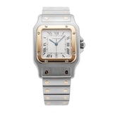 Pre-Owned Cartier Santos Galbee 29mm Stainless Steel and Yellow Gold