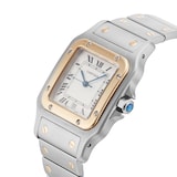Pre-Owned Cartier Santos Galbee 29mm Stainless Steel and Yellow Gold