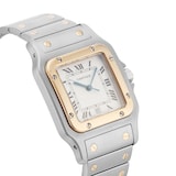 Pre-Owned Cartier Santos Galbee 29mm Stainless Steel and Yellow Gold