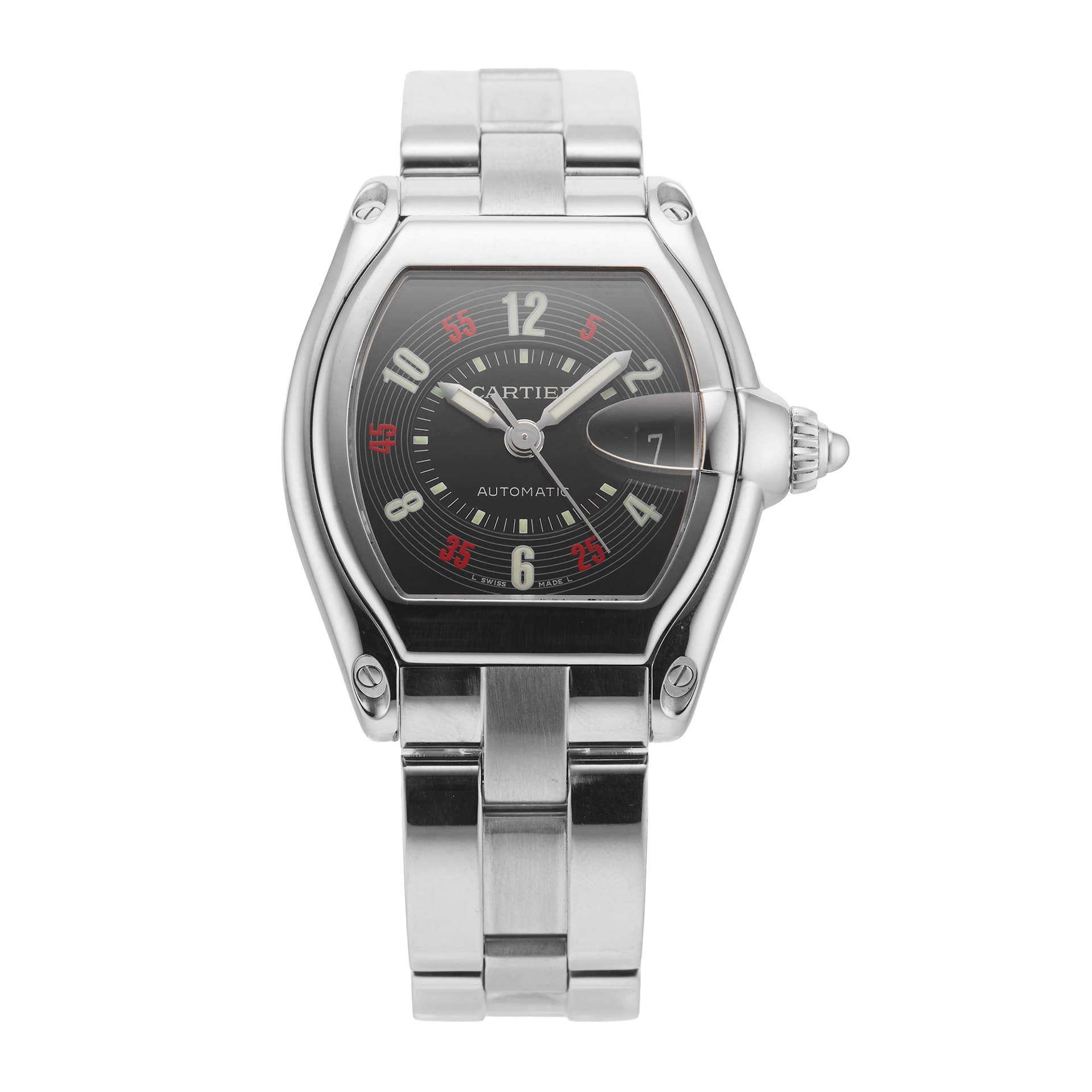 Pre-Owned Cartier Roadster 38mm Stainless Steel
