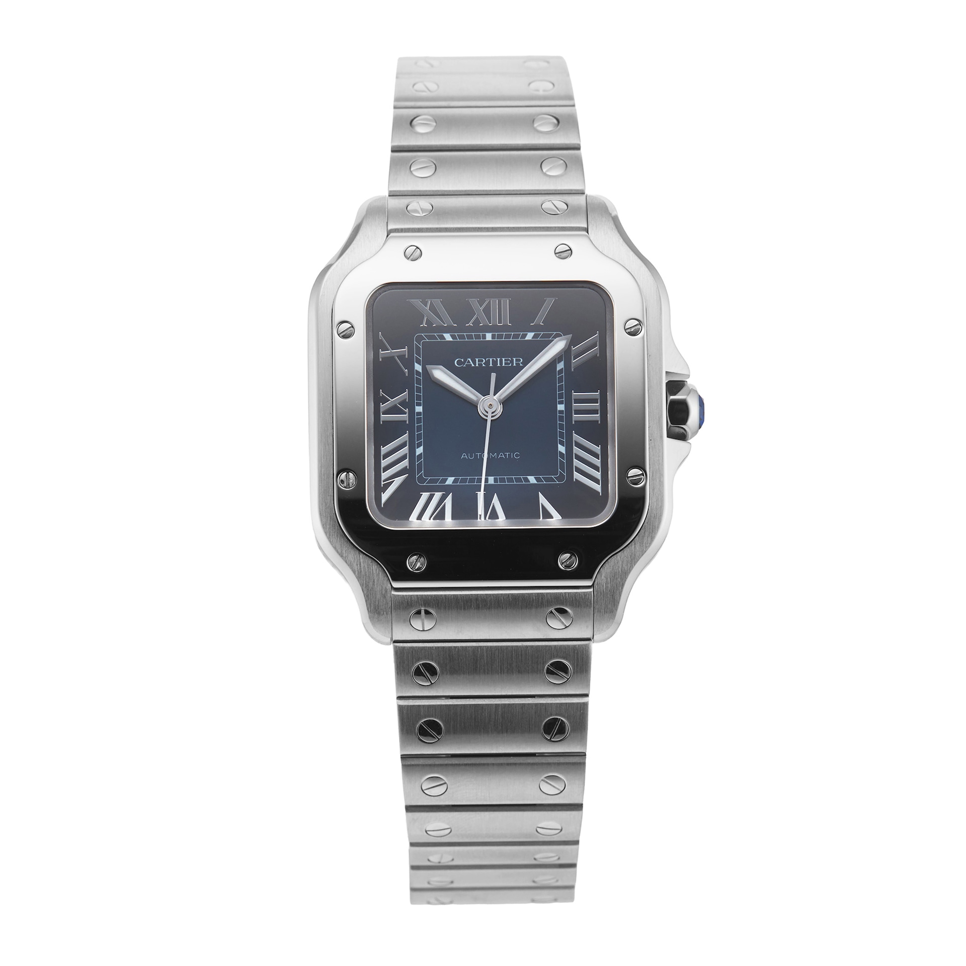 Pre-Owned Cartier Santos De 35.1mm Stainless Steel
