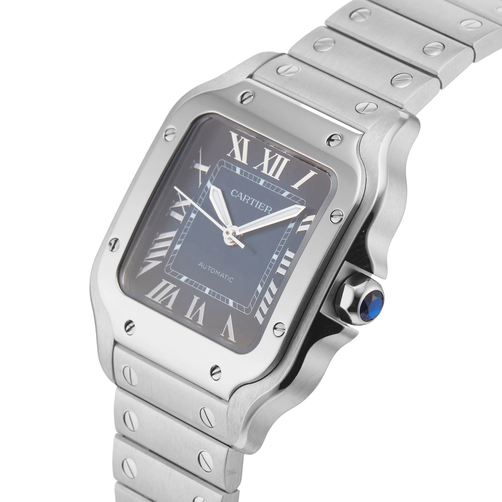 Pre-Owned Cartier Santos De 35.1mm Stainless Steel