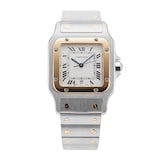 Pre-Owned Cartier Santos Galbee 29mm Stainless Steel and Yellow Gold