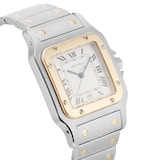 Pre-Owned Cartier Santos Galbee 29mm Stainless Steel and Yellow Gold