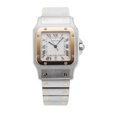 Pre-Owned Cartier Santos Galbee 29mm Stainless Steel and Yellow Gold