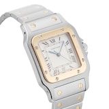 Pre-Owned Cartier Santos Galbee 29mm Stainless Steel and Yellow Gold