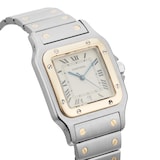 Pre-Owned Cartier Pre-Owned Cartier Santos Galbee 28mm Stainless Steel and Yellow Gold W20011C4