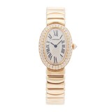 Pre-Owned Cartier Baignoire Casque 23mm Yellow Gold