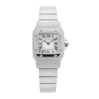 Pre-Owned Cartier Santos Galbee 24mm Stainless Steel Pre-Owned Cartier Santos Galbee 24mm Stainless Steel