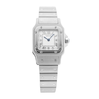 Pre-Owned Cartier Santos Galbee 24mm Stainless Steel Pre-Owned Cartier Santos Galbee 24mm Stainless Steel
