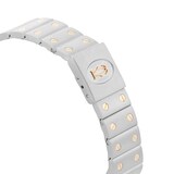 Pre-Owned Cartier Santos Galbee 28mm Stainless Steel and Yellow Gold