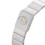 Pre-Owned Cartier Santos Galbee 28mm Stainless Steel and Yellow Gold