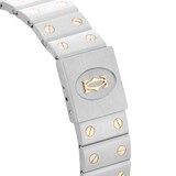 Pre-Owned Cartier Santos Galbee 28mm Stainless Steel and Yellow Gold