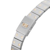 Pre-Owned Cartier Santos Octagon SM 25mm Stainless Steel and Yellow Gold