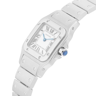Pre-Owned Cartier Santos Galbee 24mm Stainless Steel Pre-Owned Cartier Santos Galbee 24mm Stainless Steel