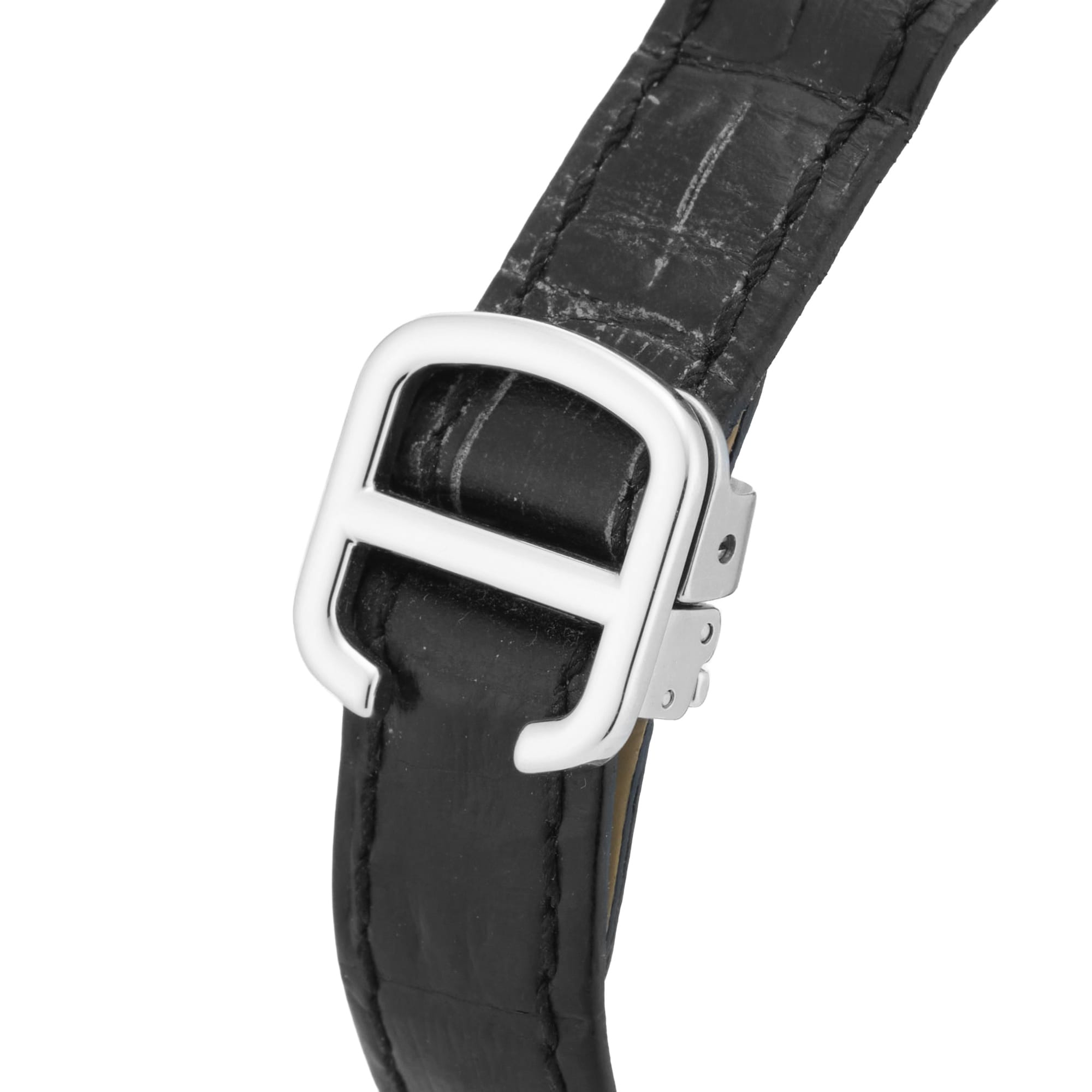 Pre-Owned Cartier Cle De 31mm Stainless Steel Pre-Owned Cartier Cle De 31mm Stainless Steel