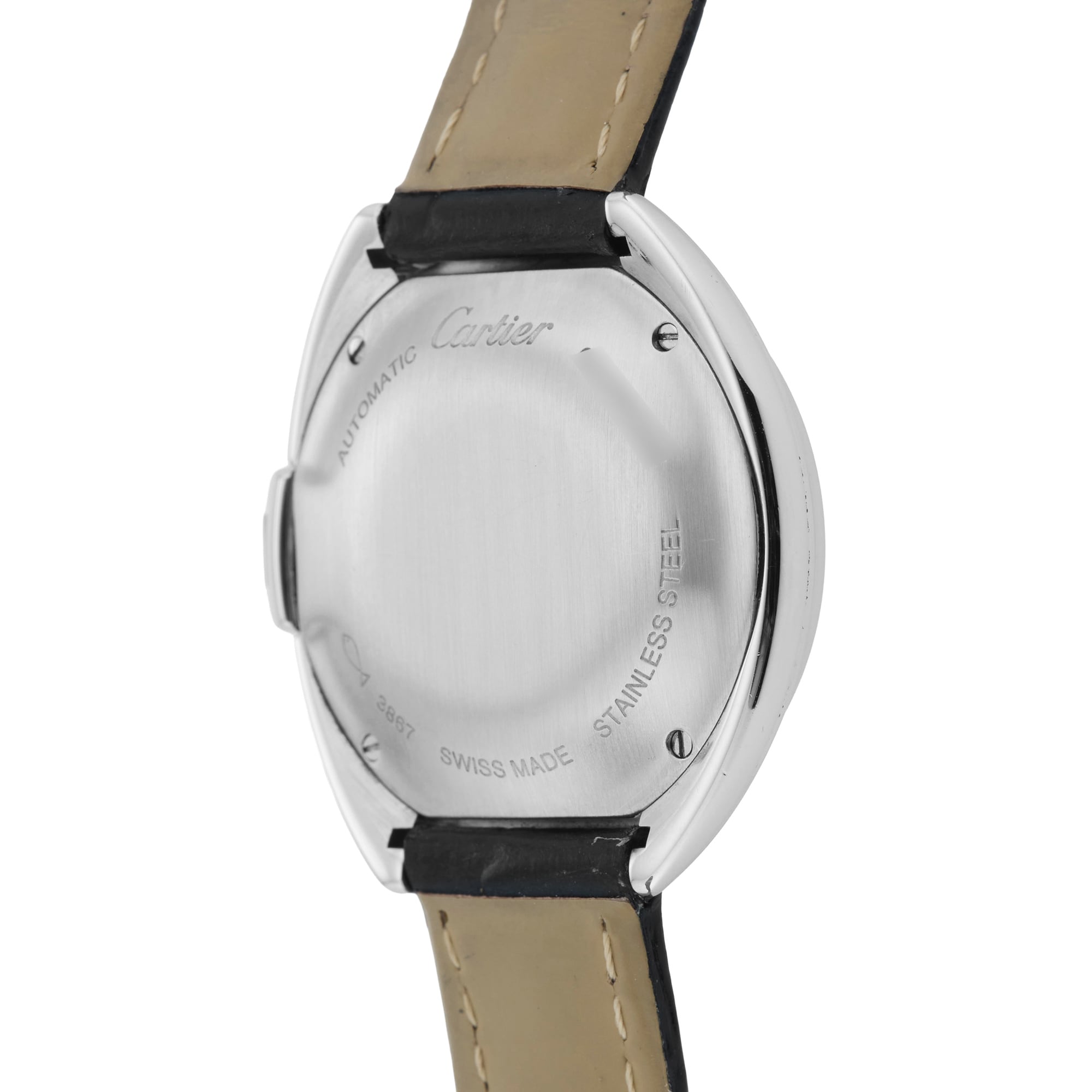 Pre-Owned Cartier Cle De 31mm Stainless Steel Pre-Owned Cartier Cle De 31mm Stainless Steel