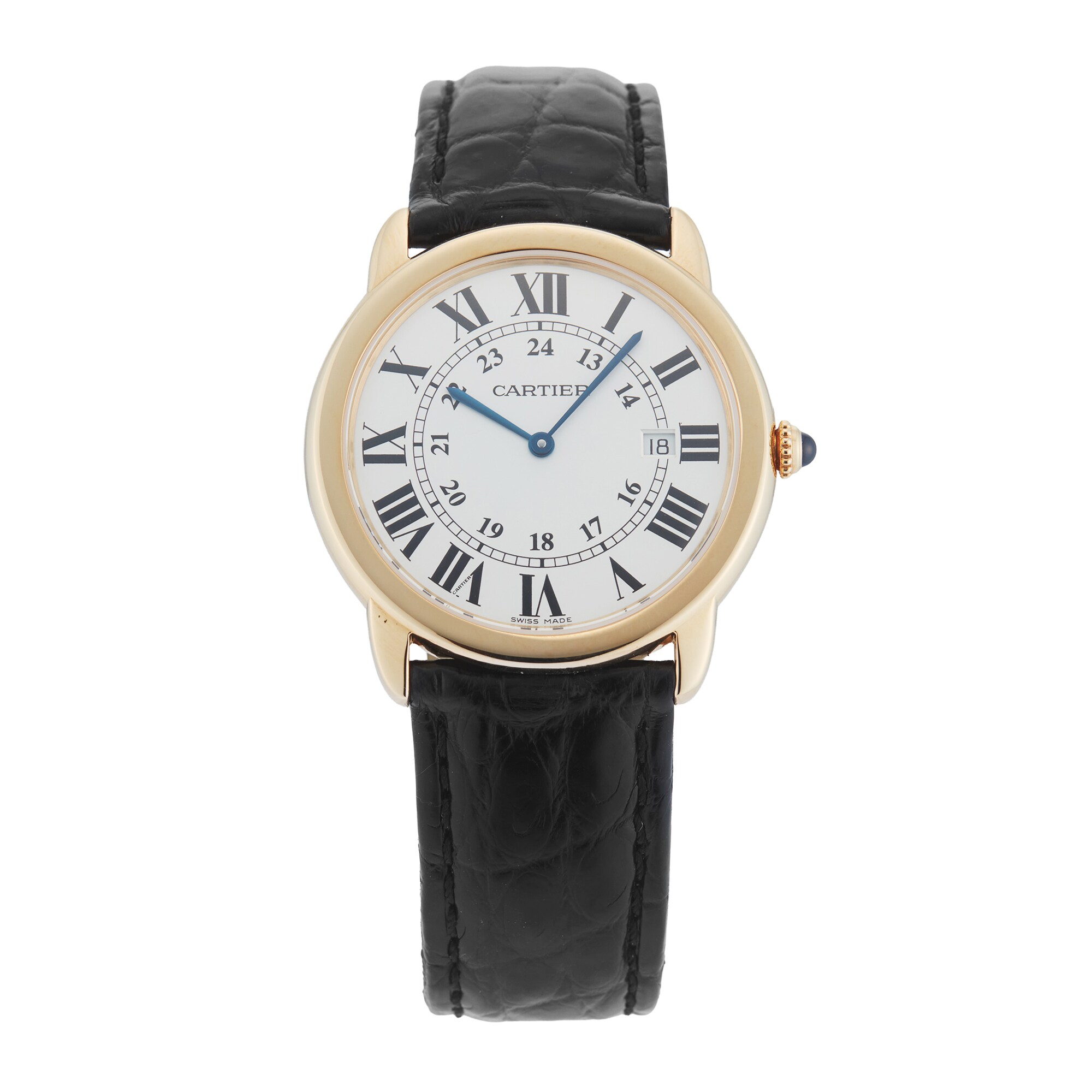 Pre-Owned Cartier Ronde Solo De 36mm Yellow Gold Pre-Owned Cartier Ronde Solo De 36mm Yellow Gold
