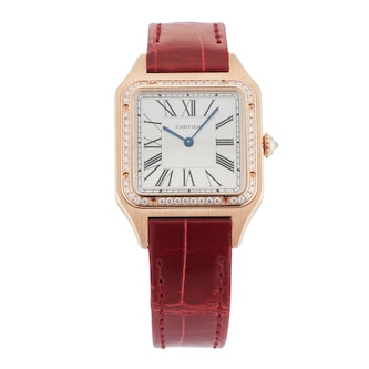 Pre-Owned Cartier Santos Dumont 31.4mm x 43.5mm Rose Gold