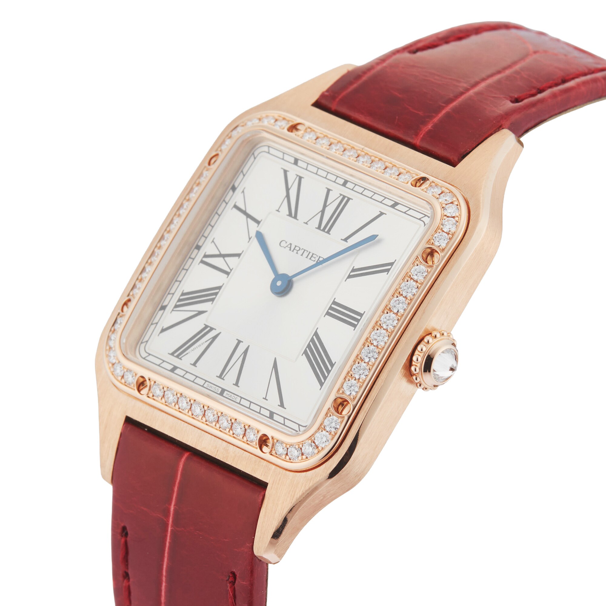 Pre-Owned Cartier Santos Dumont 31.4mm x 43.5mm Rose Gold