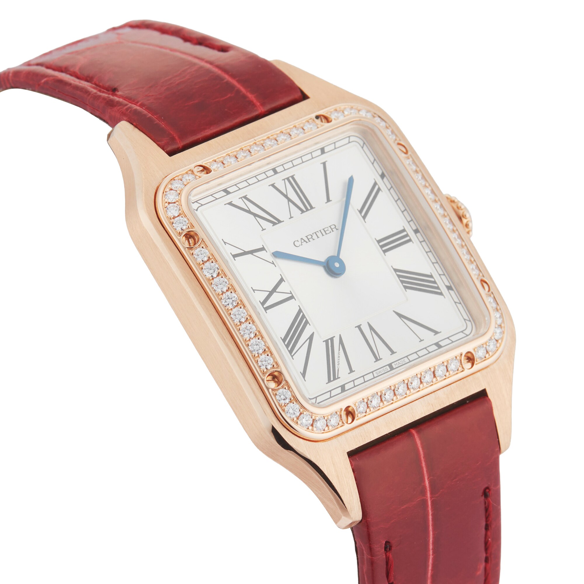 Pre-Owned Cartier Santos Dumont 31.4mm x 43.5mm Rose Gold