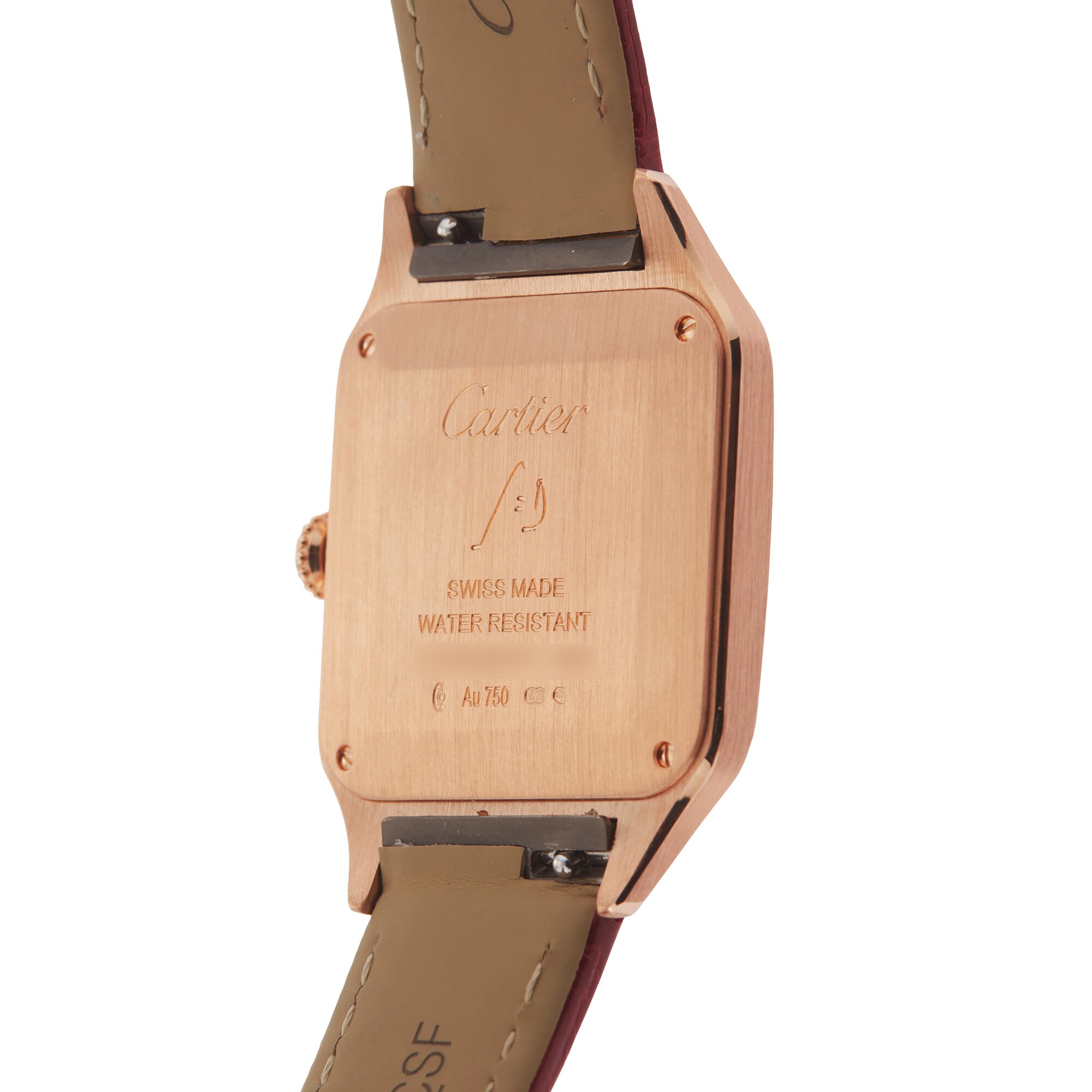 Pre-Owned Cartier Santos Dumont 31.4mm x 43.5mm Rose Gold