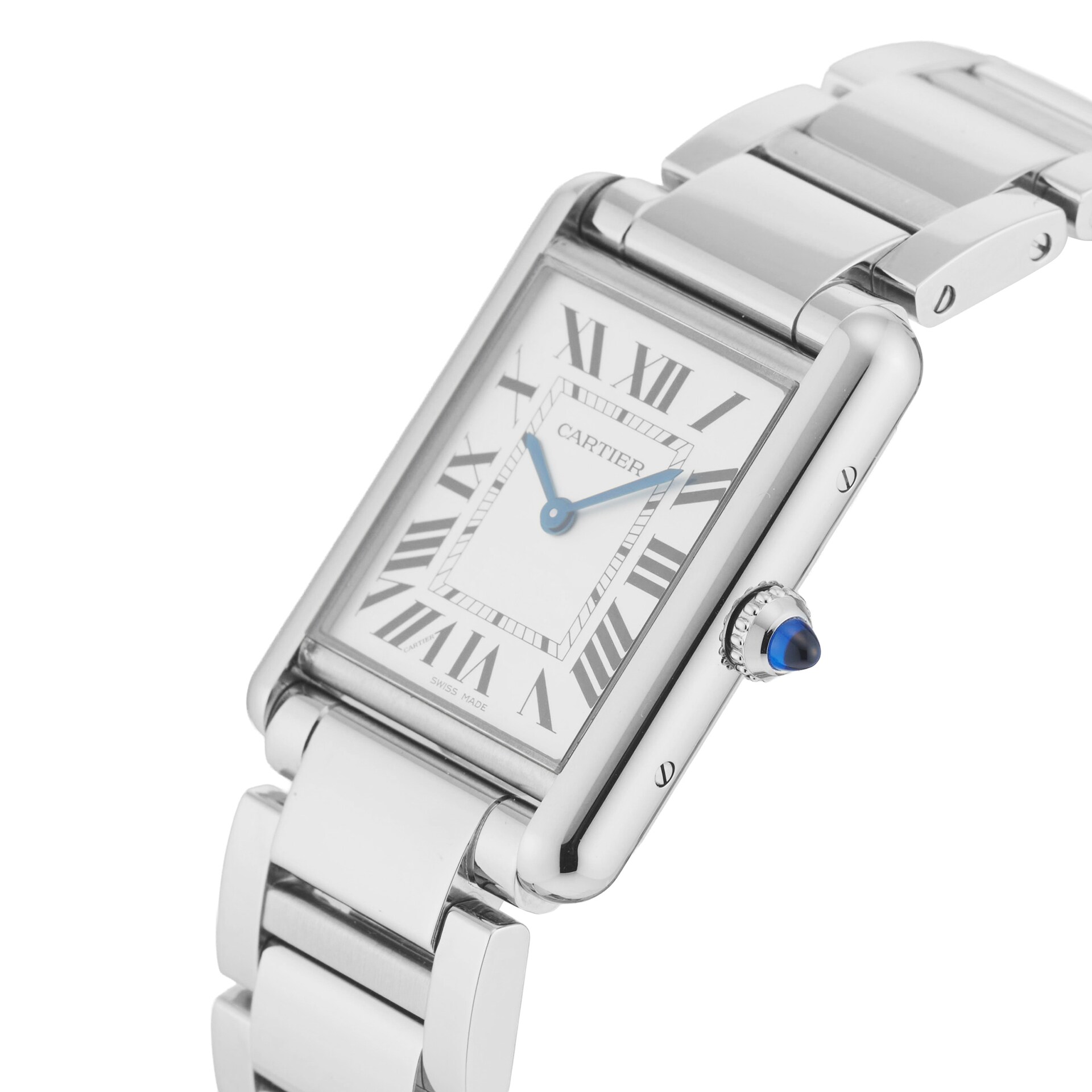 Pre-Owned Cartier Tank Must De 25.5mm x 33.7mm Stainless Steel Pre-Owned Cartier Tank Must De 25.5mm x 33.7mm Stainless Steel