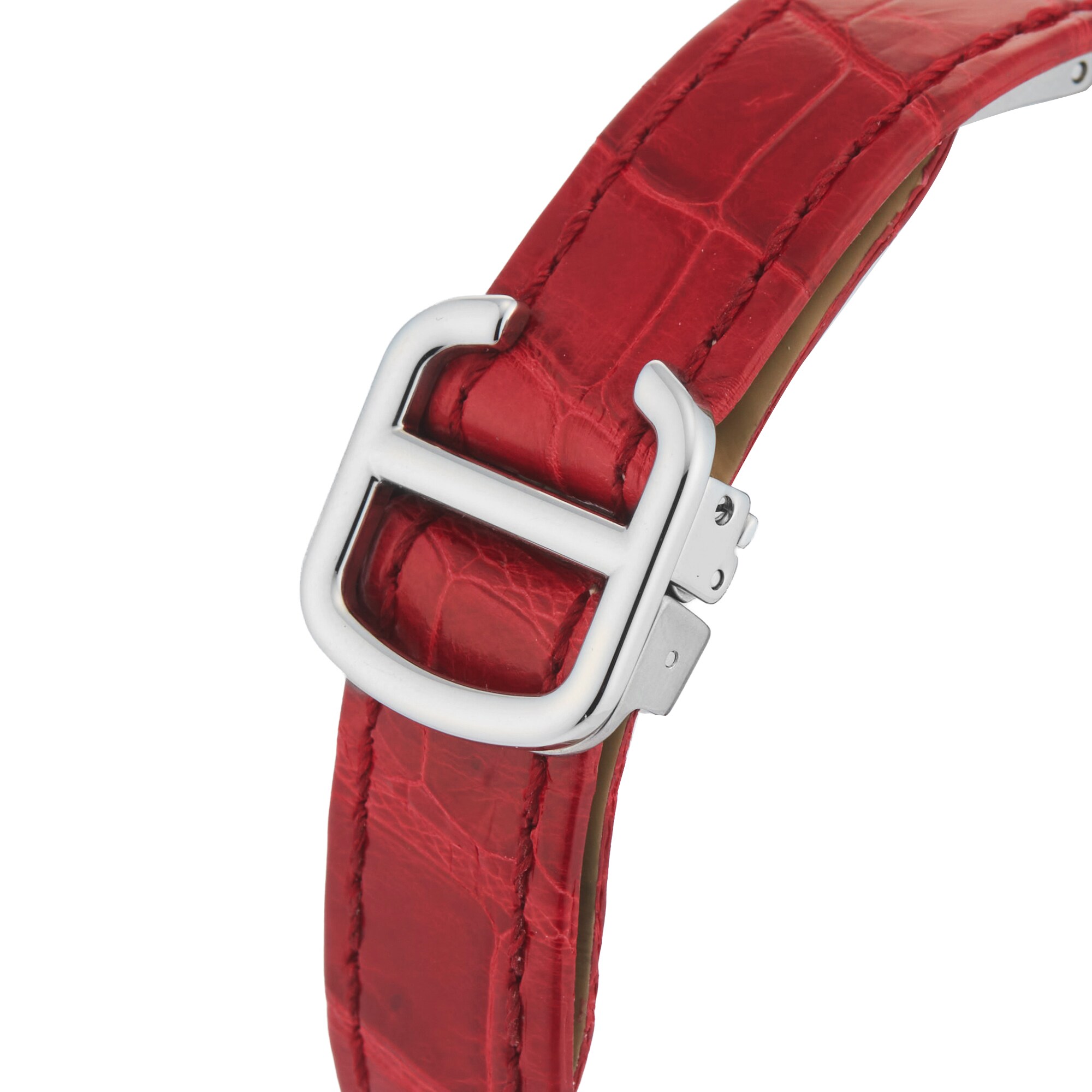 Pre-Owned Cartier Cle De 31mm Stainless Steel Pre-Owned Cartier Cle De 31mm Stainless Steel