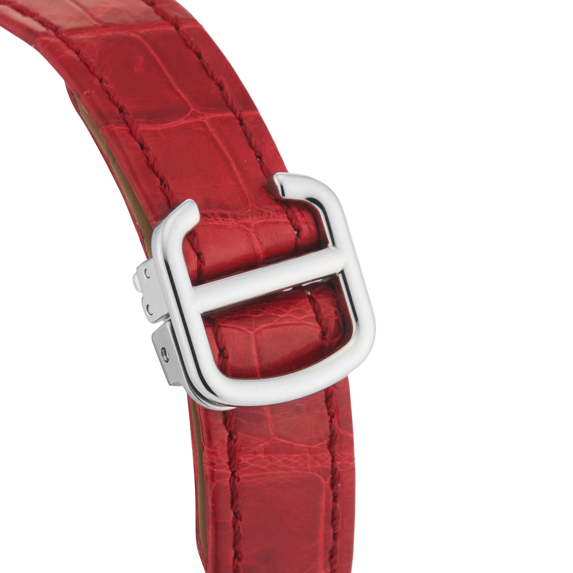 Pre-Owned Cartier Cle De 31mm Stainless Steel Pre-Owned Cartier Cle De 31mm Stainless Steel