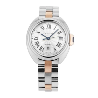 Pre-Owned Cartier Cle De 31mm Stainless Steel