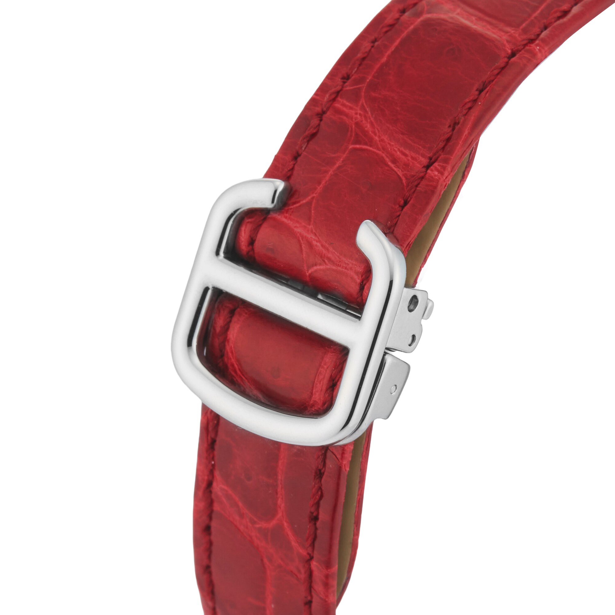 Pre-Owned Cartier Cle De 31mm Stainless Steel Pre-Owned Cartier Cle De 31mm Stainless Steel