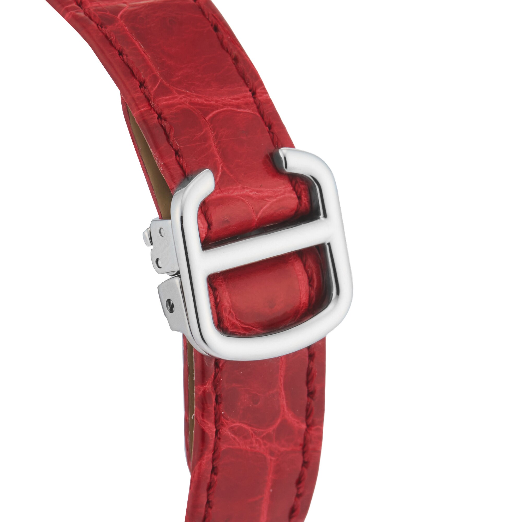Pre-Owned Cartier Cle De 31mm Stainless Steel Pre-Owned Cartier Cle De 31mm Stainless Steel