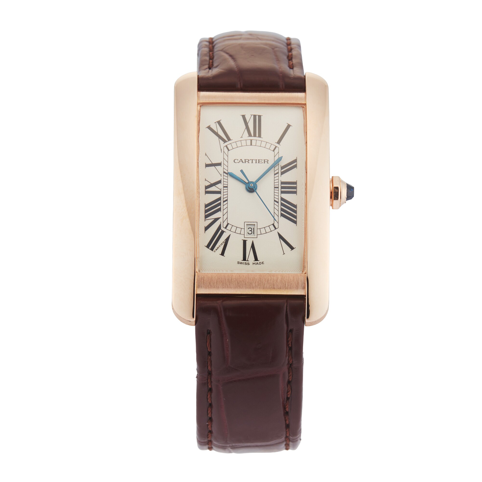 Pre-Owned Cartier Tank Americaine 26mm Rose Gold Pre-Owned Cartier Tank Americaine 26mm Rose Gold
