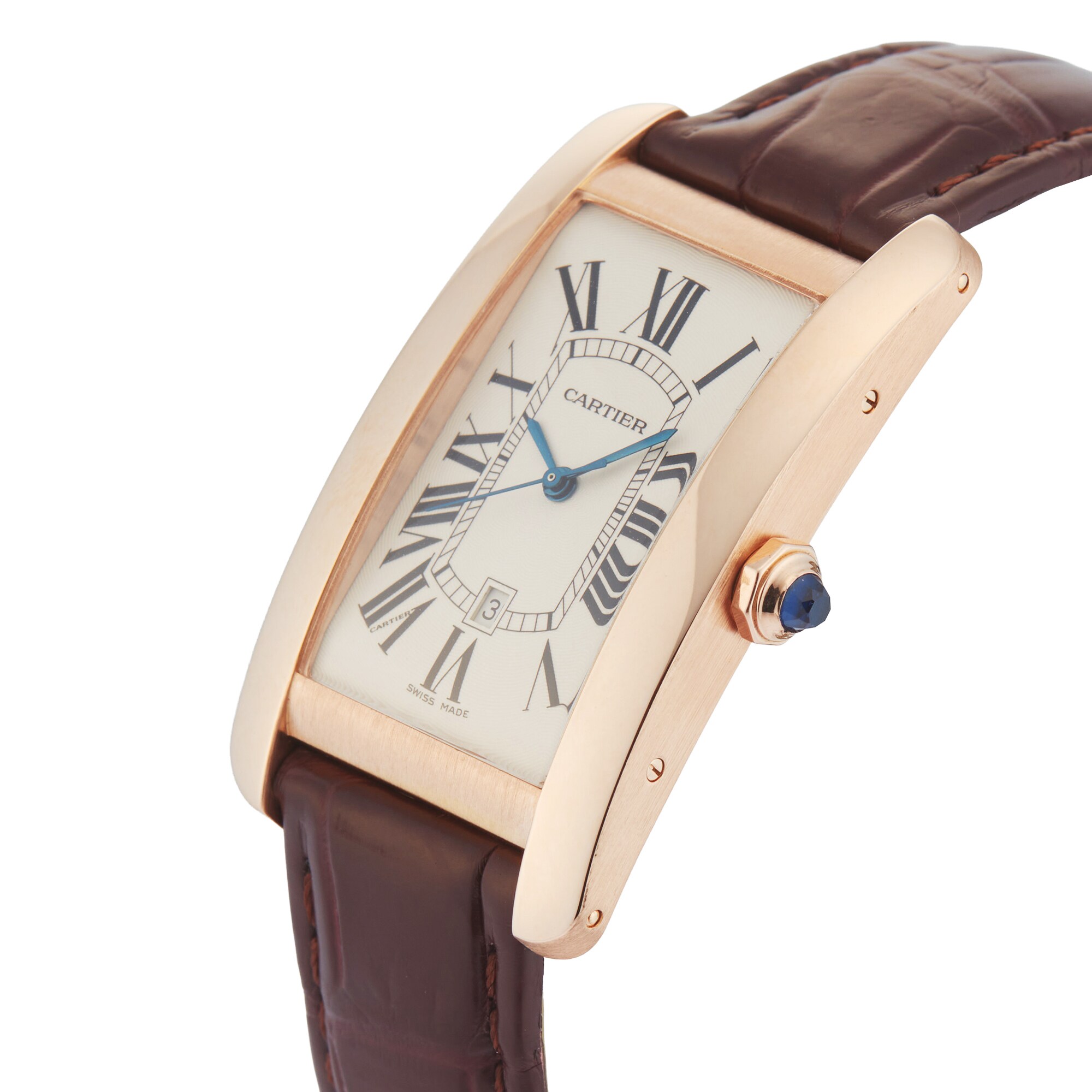 Pre-Owned Cartier Tank Americaine 26mm Rose Gold Pre-Owned Cartier Tank Americaine 26mm Rose Gold